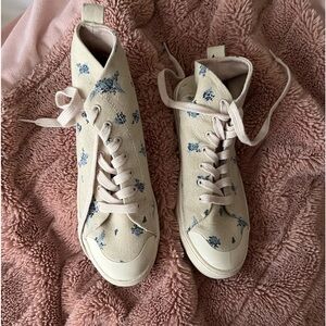 floral sneakers